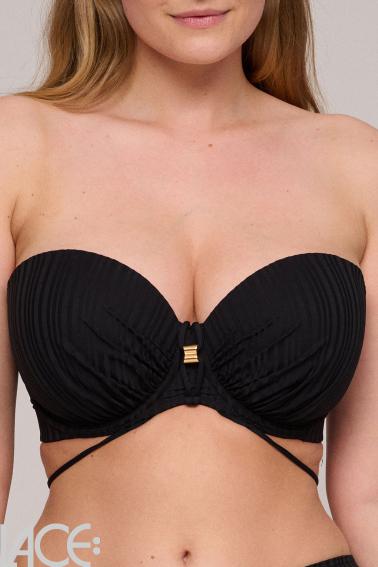 PrimaDonna Swim - Kiruna Bikini Bandeau BH med en aftagelig strop E-G skål