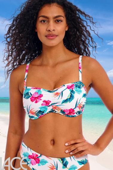 Freya Swim - Palm Paradise Bikini Bandeau BH med aftagelige stropper E-I skål