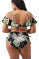 Elomi Swim - Tropical Retreat Bikini Høj trusse - Regulerbar