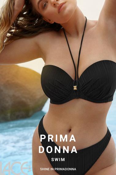 PrimaDonna Swim - Kiruna Bikini Bandeau BH med en aftagelig strop E-G skål