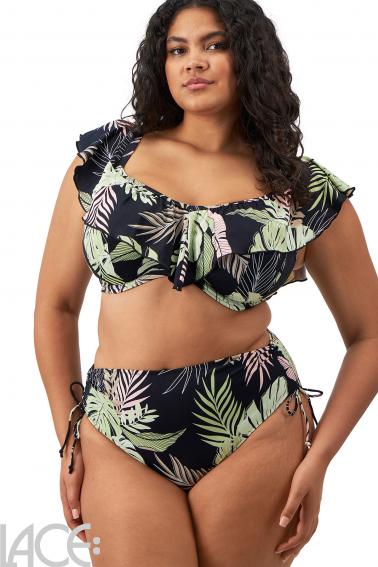 Elomi Swim - Tropical Retreat Bikini Høj trusse - Regulerbar